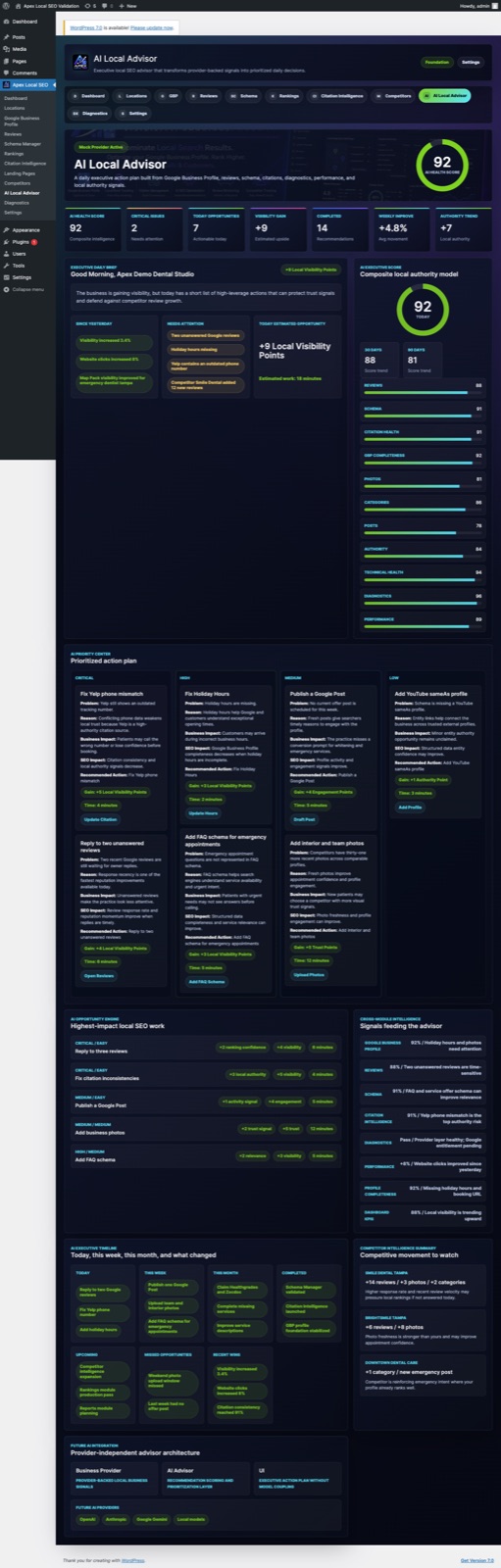 AI Local Advisor